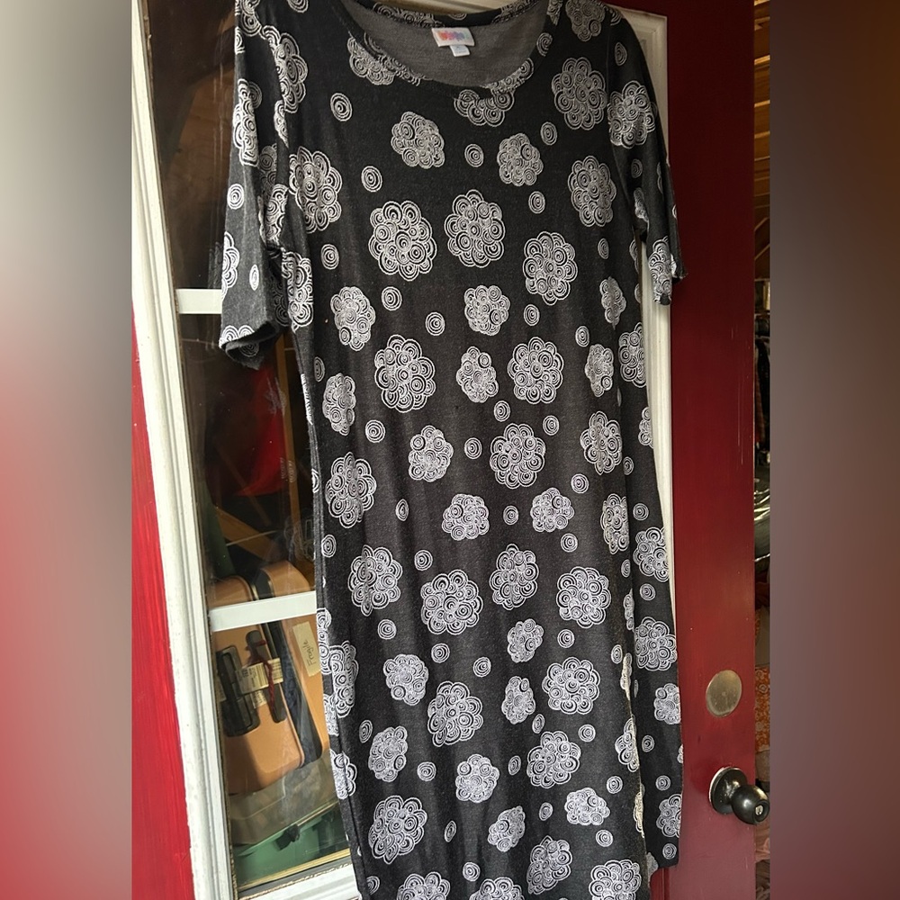 LuLaRoe gray soft dress Size XL ☀️3/$15☀️